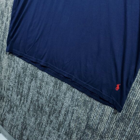 Polo Ralph Lauren Men's V-Neck T-Shirt XL Classic Navy Blue - Picture 6 of 13